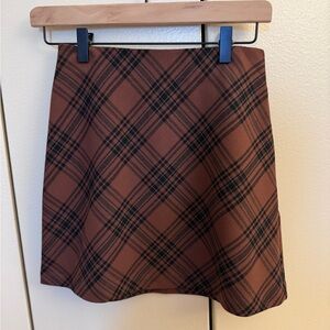 Wilfred Classic plaid miniskirt